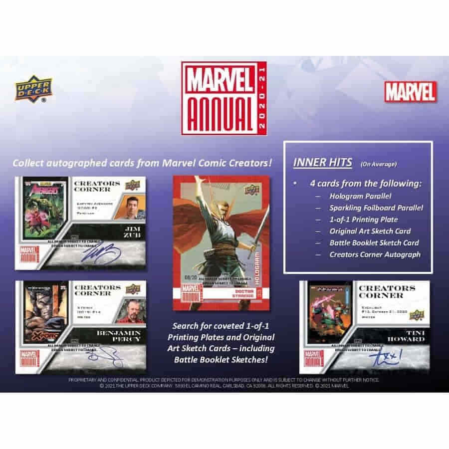 20-21 Upper Deck Marvel Annual Hobby