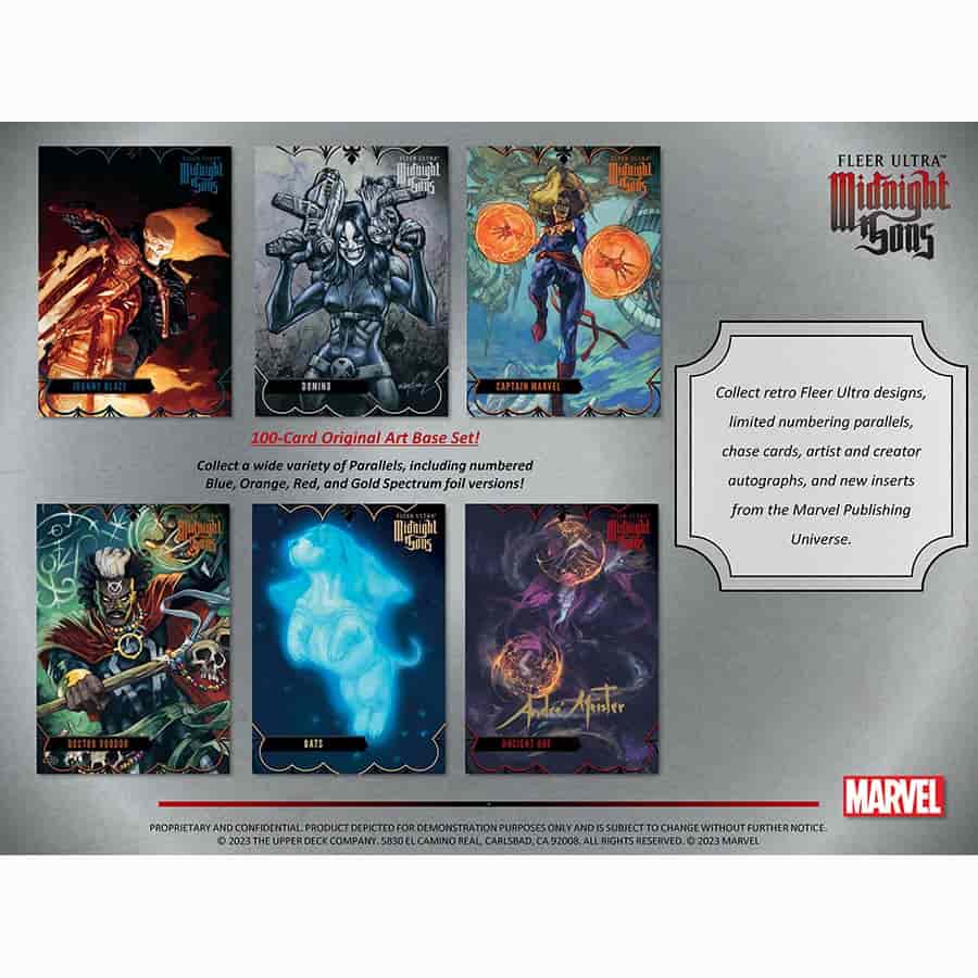 2023 Upper Deck Marvel Fleer Ultra Midnight Sons Hobby