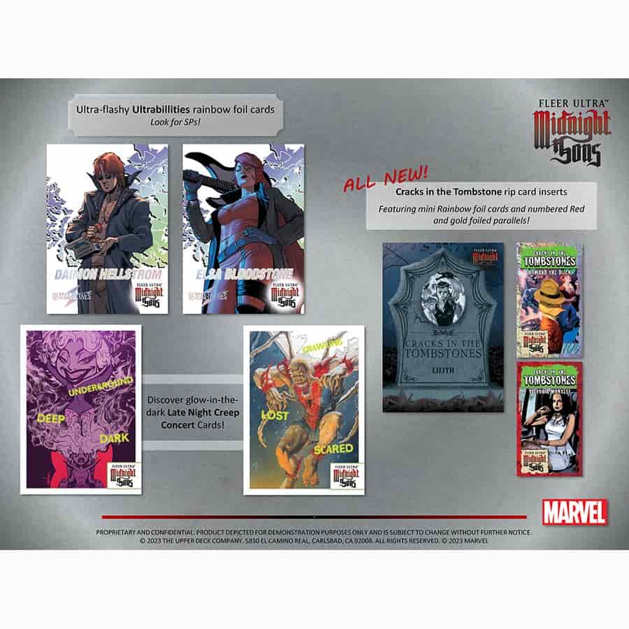 2023 Upper Deck Marvel Fleer Ultra Midnight Sons Hobby