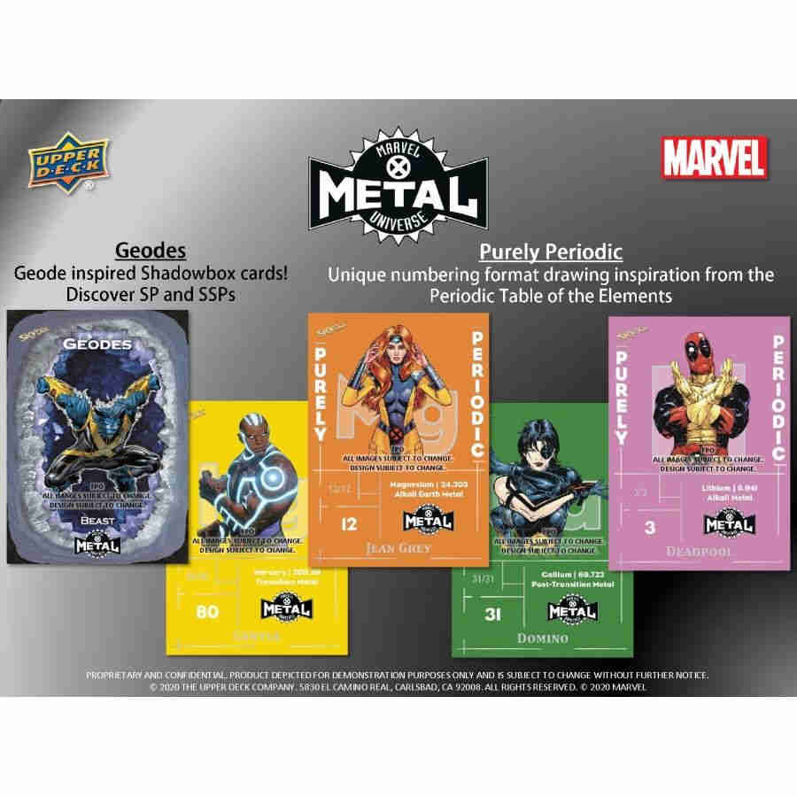 2021 Upper Deck Marvel X-Men Metal Universe Hobby