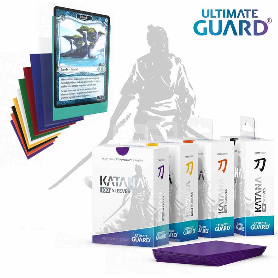 Ultimate Guard Katana Sleeves Standar Size Green 100ct 