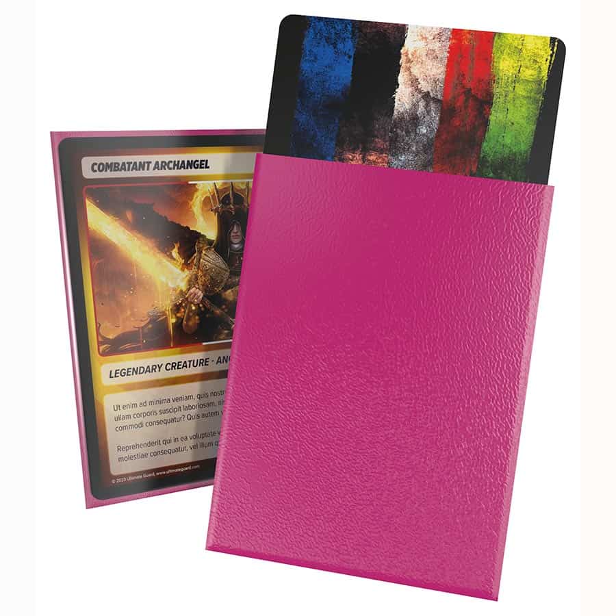 CORTEX SLEEVES: JAPANESE SIZE GLOSSY PINK (60CT)