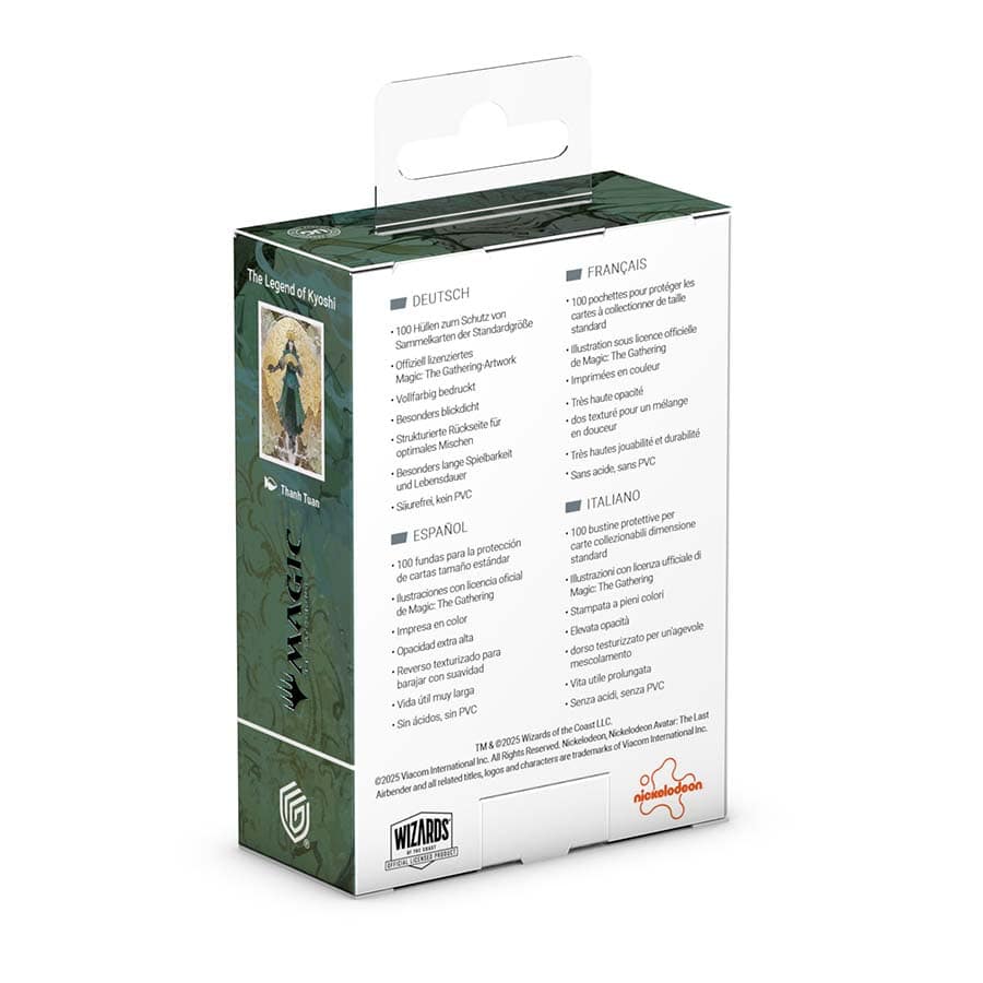 avatar the last airbender mtg card sleeves Amazon.com: Avatar The Last Airbender Premium Card Sleeves | 100 Oversized  Sleeves Fit Standard Size Playing & Collector Cards main image 1