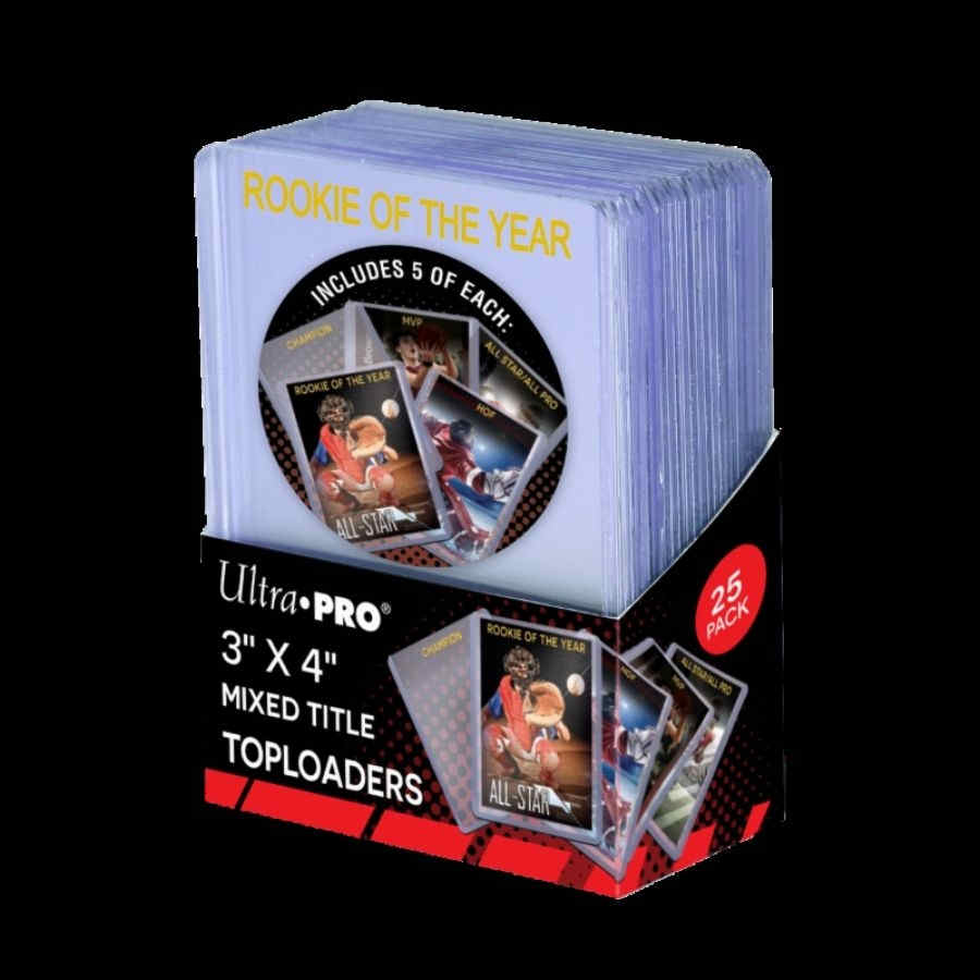 25 Ultra Pro Gold Foil Rookie Card Topload Card Holder Toploaders Toploads 