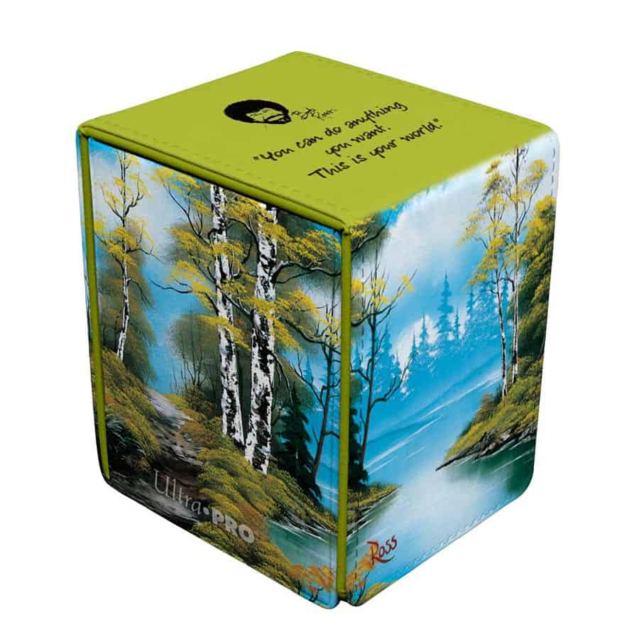 bob ross card binder Bob Ross Mountain Retreat 9-Pocket Zippered PRO-BINDER® – Ultra PRO  International