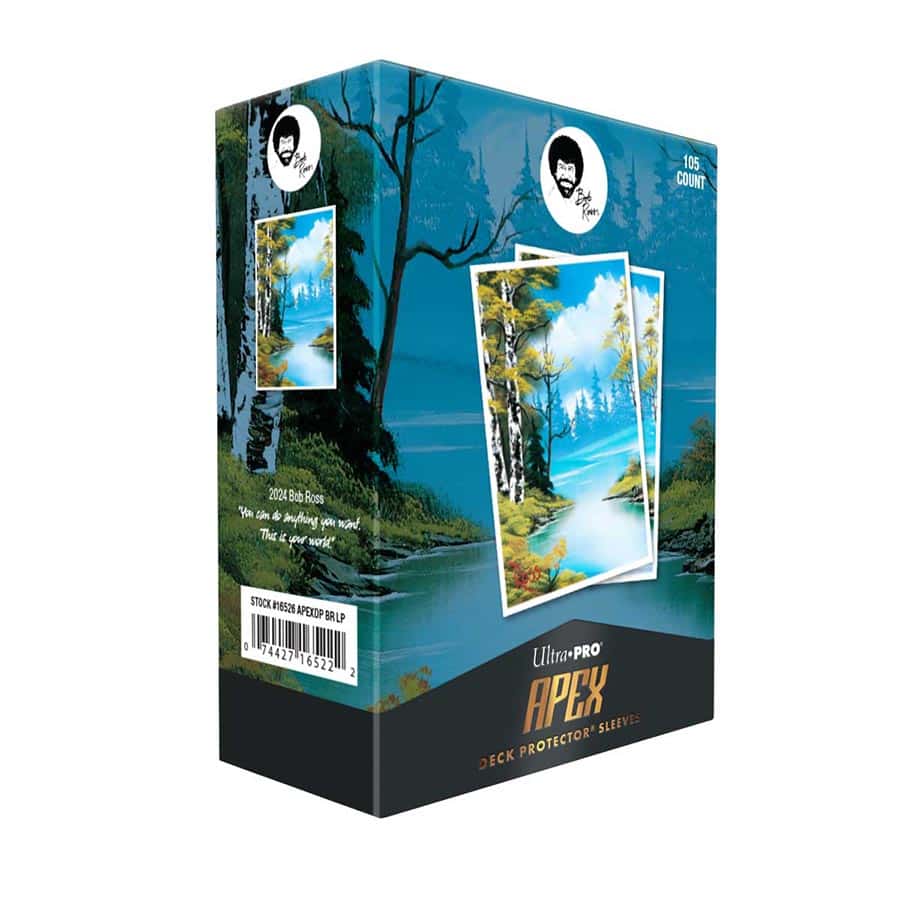 ULTRA PRO: BOB ROSS LAKESIDE PATH: 9-POCKET ZIPPERED PRO-BINDER