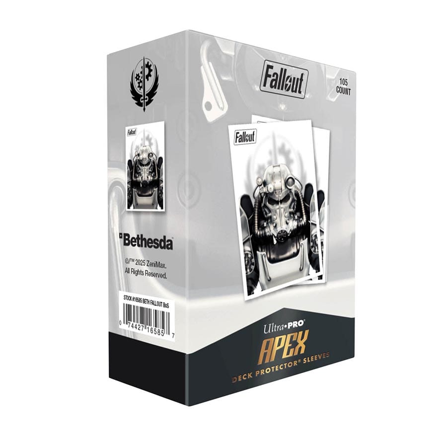 ウルトラプロ fallout スリーブ他 ブラザーフッド・オブ・スティール ULTRA PRO: FALLOUT: BROTHERHOOD OF STEEL 105CT APEX DECK PROTECTOR