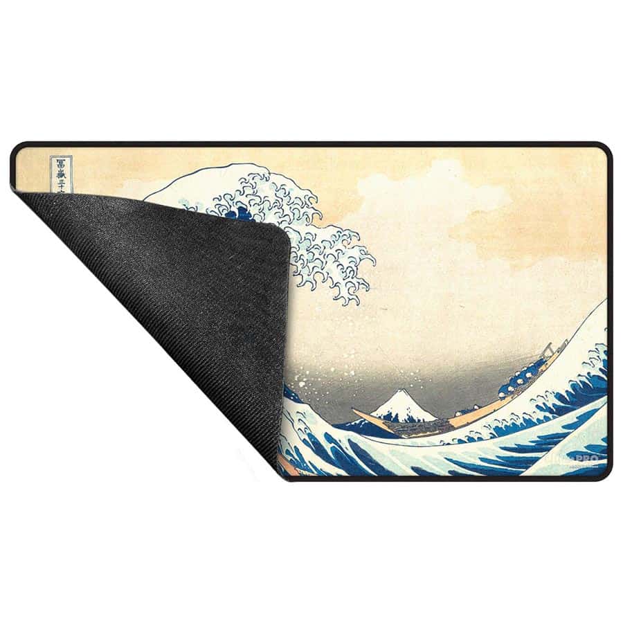 Japanese Wave Print Ultra Pro Fine Art Card Sleeves - The Great Wave Off  Kanagawa Standard Size (65 Count) Pack Of 65 Sleeves