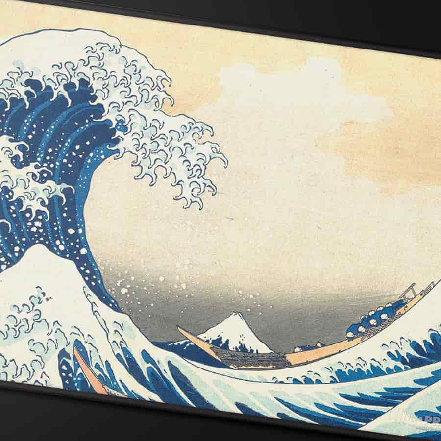 ULTRA PRO: FINE ART: THE GREAT WAVE OFF KANAGAWA: BLACK STITCHED