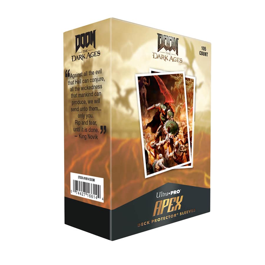 ULTRA PRO: DOOM: THE DARK AGE (BETHESDA): DOOM 105CT APEX DECK
