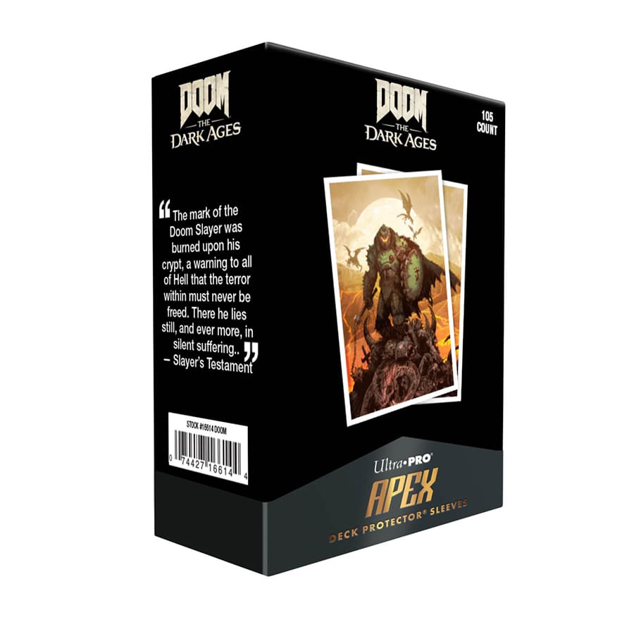 ULTRA PRO: DOOM: THE DARK AGE (BETHESDA): DOOM 105CT APEX DECK