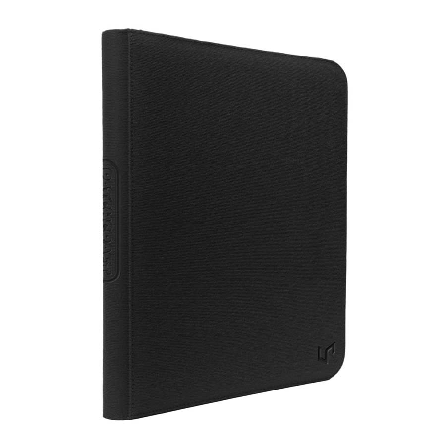 ULTRA PRO: PATCHCRAFT: ZIPPERED 9-POCKET PRO-BINDER: BLACK