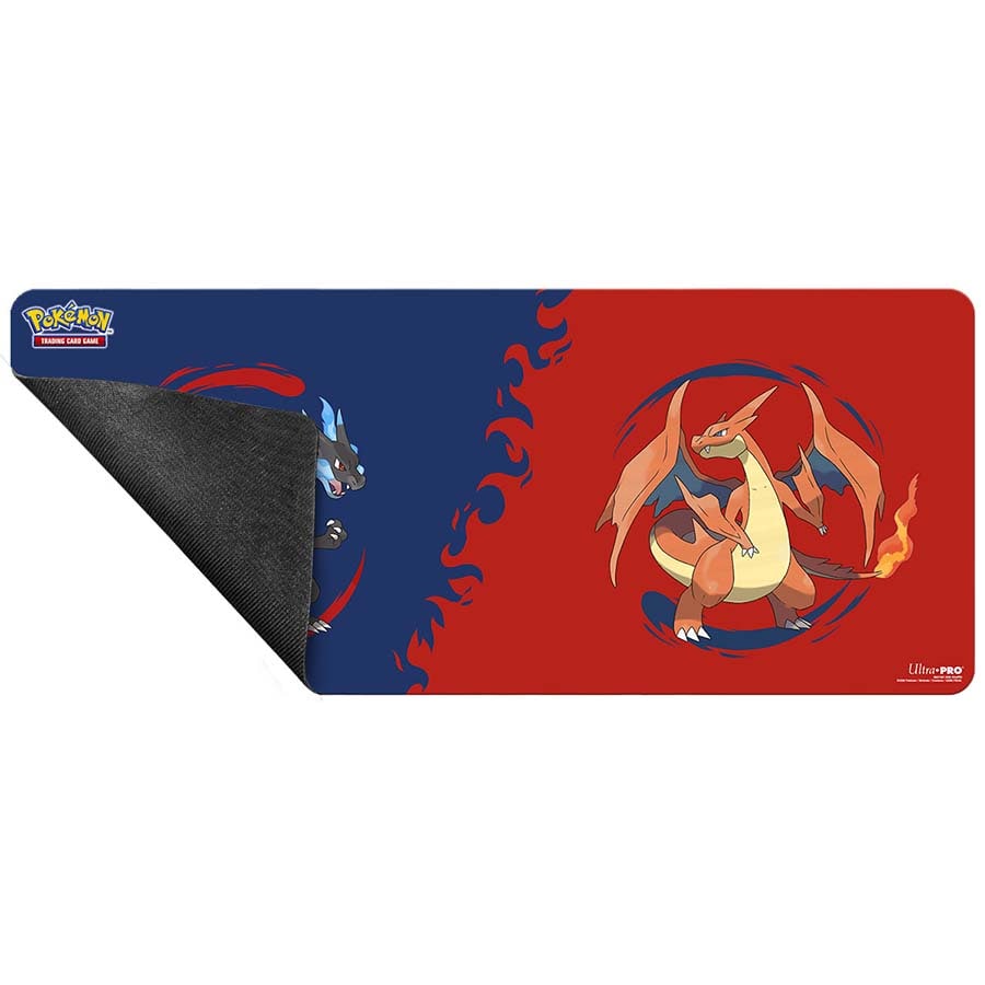 ポケモンカードゲーム Overseas Mega Charizard EX Playmat Set Ultra Pro Pokemon Mega Charizard X ex Playmat - ToyWiz