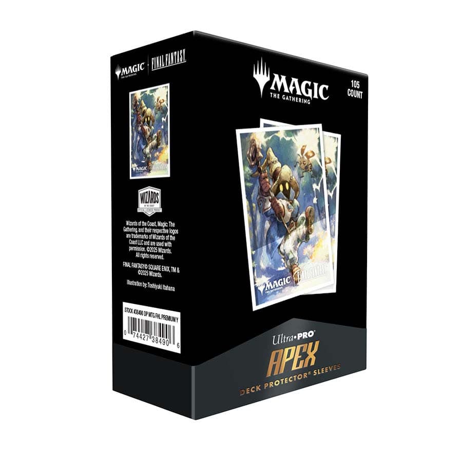 ULTRA PRO: MAGIC THE GATHERING: UNIVERSES BEYOND: FINAL FANTASY: Q4 105CT  APEX DECK PROTECTOR SLEEVES PREMIUM Y