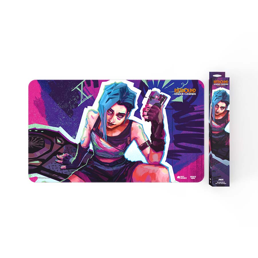 RIFTBOUND TCG: LEAGUE OF LEGENDS: SET 1 ORIGINS: JINX ART SLEEVES (100CT)