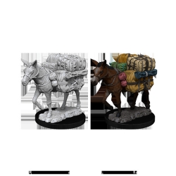 WizKids Deep Cuts Unpainted Miniatures W7 Timber Wolves Game for sale online