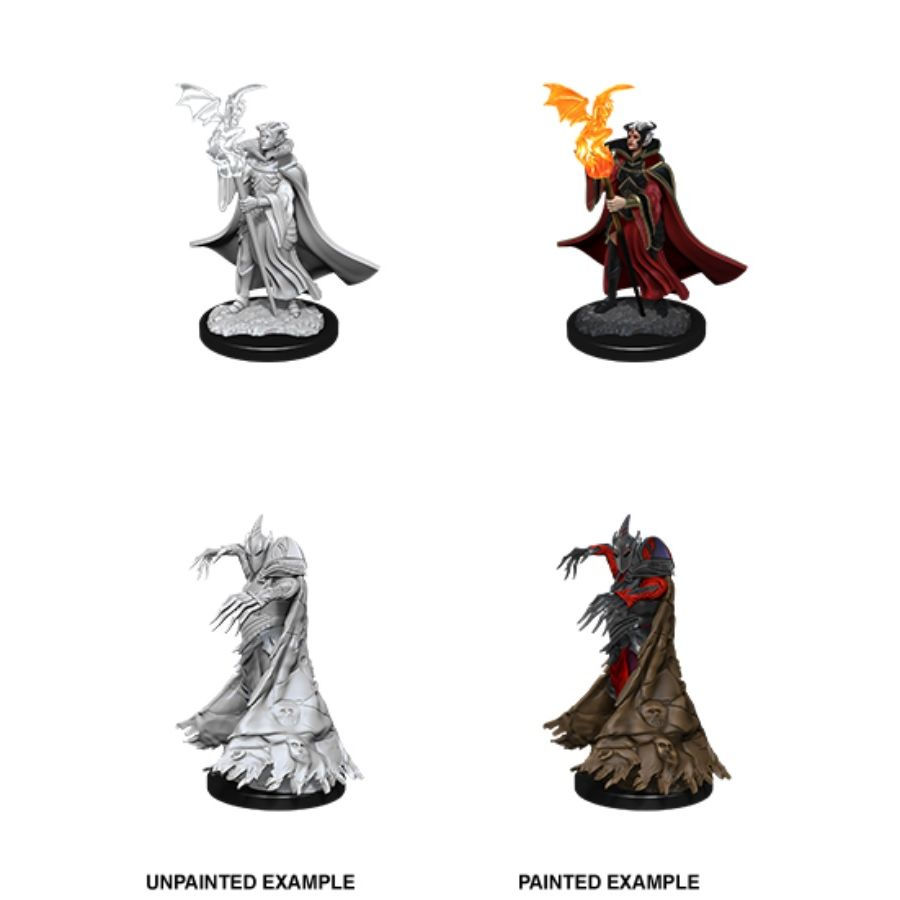 Pathfinder Deep Cuts Unpainted Miniatures W12 Cultist & Devil for sale online 