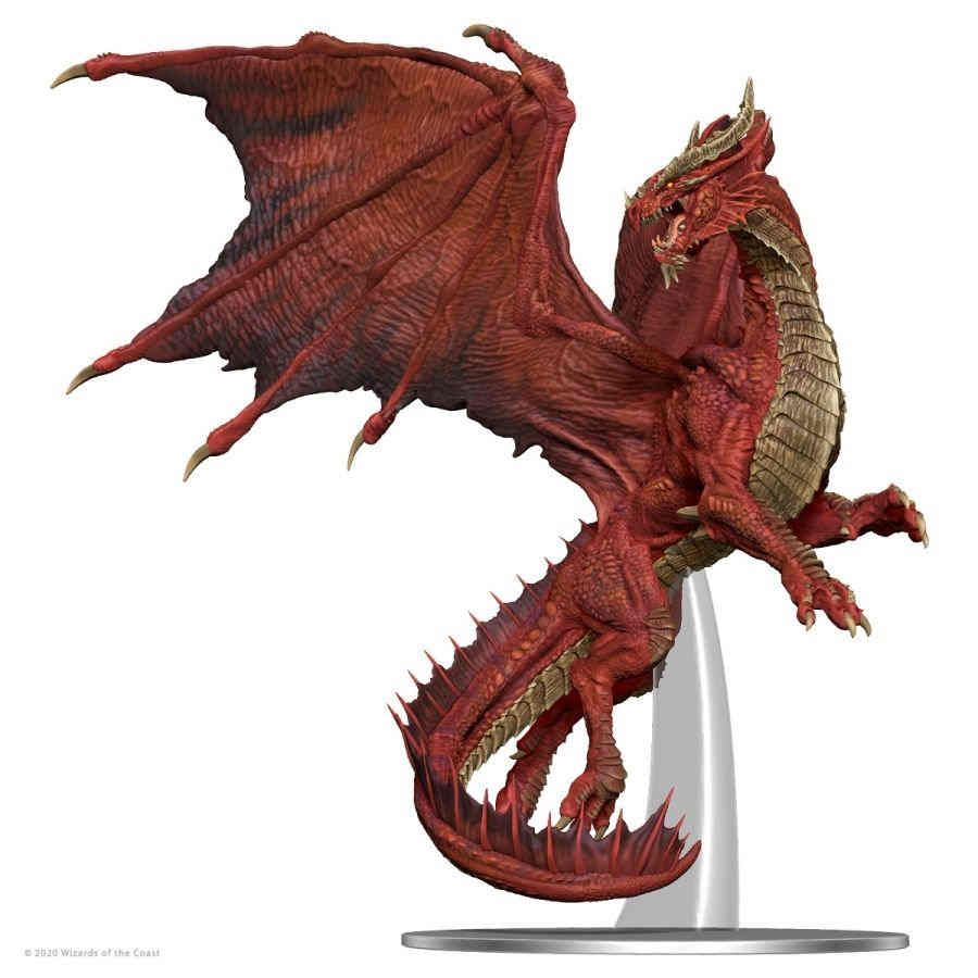 Dungeons and Dragons D&D Icons of the Realms Adult Red Dragon Premium Figure Dungeons and Dragons D&D Icons of the Realms Adult Red Dragon Premium Figure