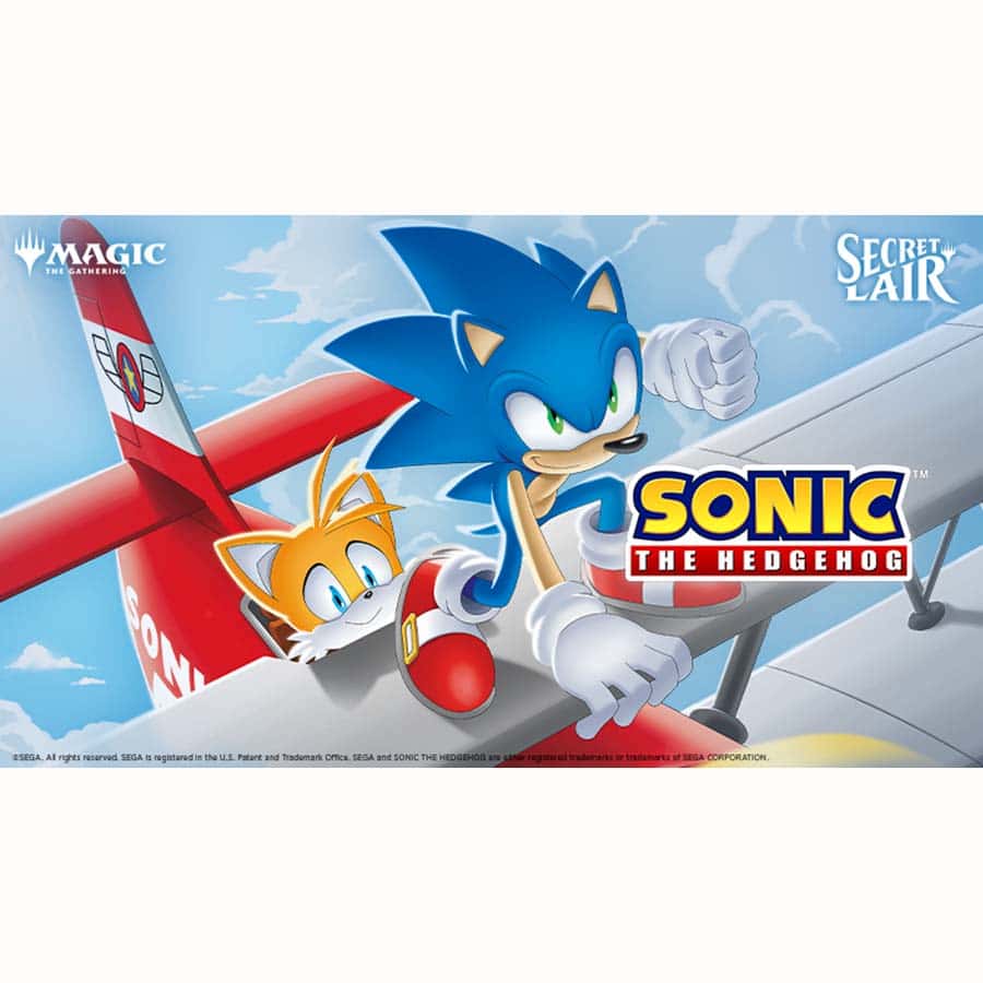 Sonic Mtg MTG Secret Lair X Sonic: Friends & Foes Non-Foil Edition