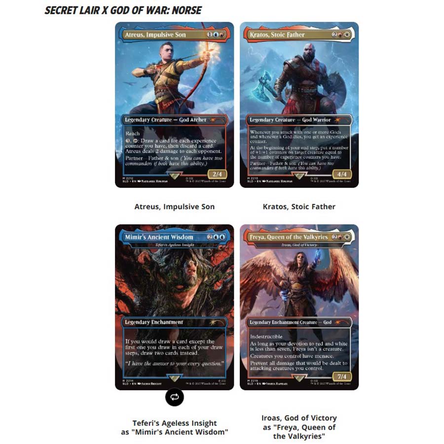 MAGIC THE GATHERING: SLD SECRET LAIR DROP: GOD OF WAR: NORSE (NONFOIL)