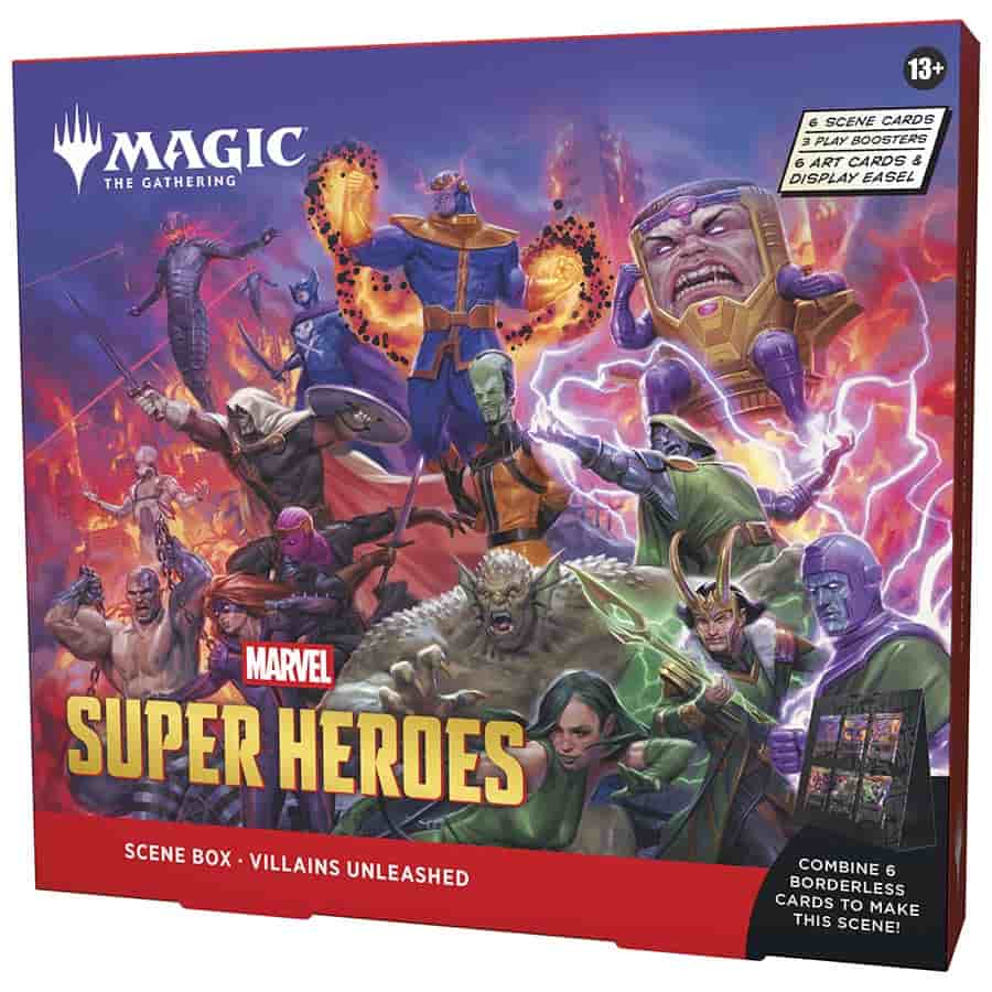 MAGIC THE GATHERING: MSH MARVEL SUPER HEROES SCENE BOX (4CT)